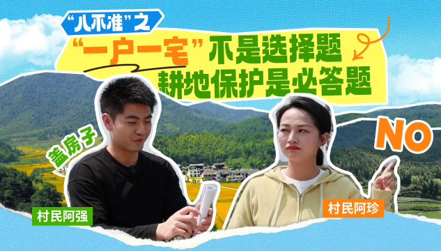 “八不准”之“一户一宅”不是选择题 耕地保护是必答题