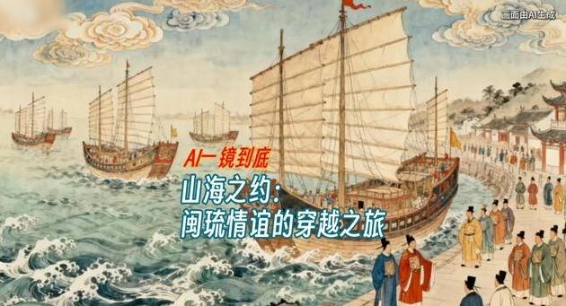 AI一镜到底丨山海之约：闽琉情谊的穿越之旅