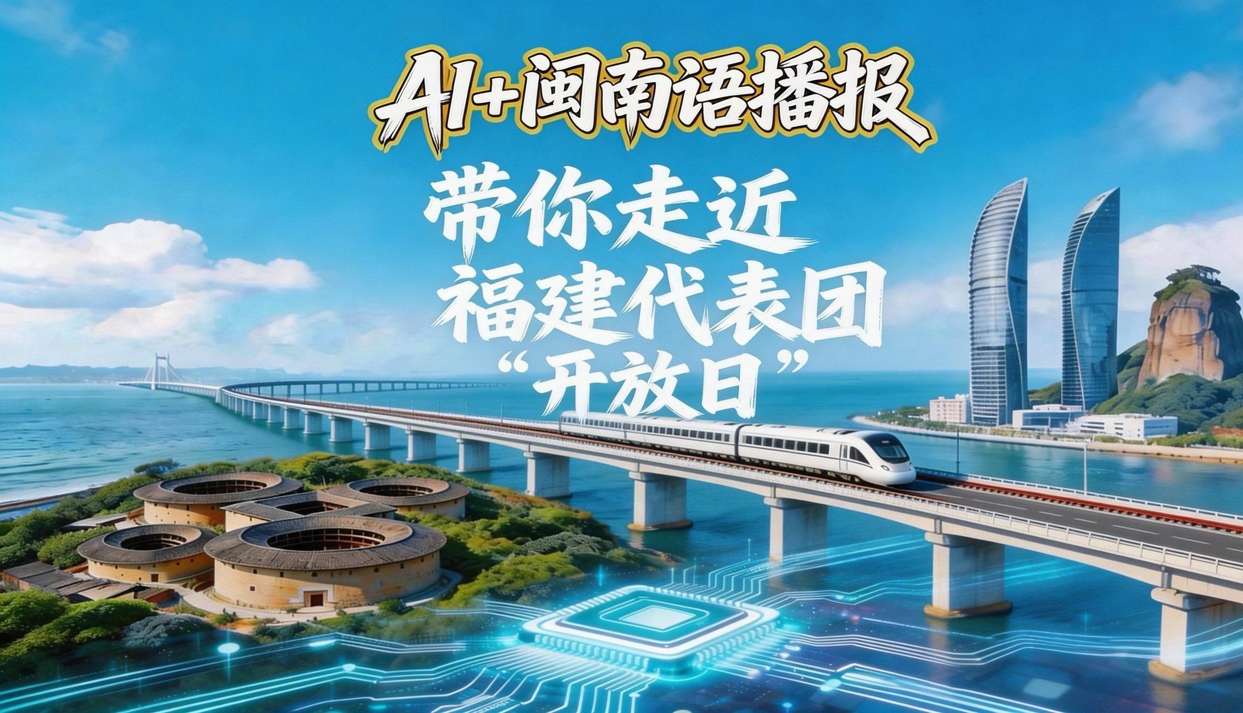 乡音传两会｜AI+闽南语播报，带你走近福建代表团“开放日”